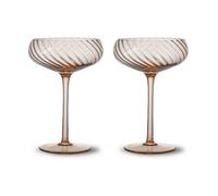 Byon 2 Copas de champán Opacity 30 cl Melocotón