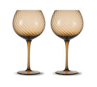 Byon 2 Copas de vino Opacity 47 cl Marrón