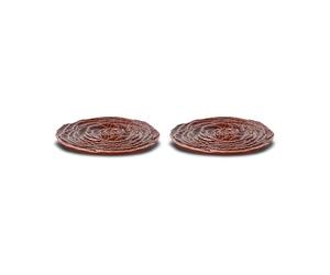 Byon 2 Posavasos Veggie Ø10 cm Burdeos