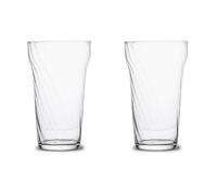 Byon 2 Vasos altos Opacity 43 cl Transparente