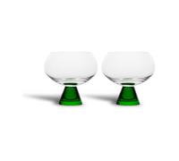 Byon 2 Vasos Indy 24 cl Verde-transparente