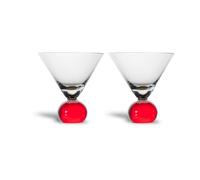 Byon 2 Vasos Spice 24 cl Rojo-transparente