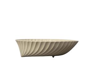 ByOn Bol en forma de concha Bowl Frances Beige de porcelana en la talla: L, 5287901703