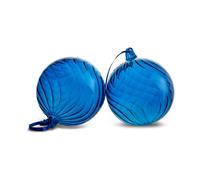 Byon Bola de Navidad Opacity M Ø8 cm. 2-pack Azul