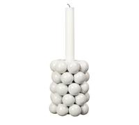 Byon Globe candelabro 13.5 cm blanco