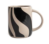 Byon Taza con estampado de cebra Liz 28 cl Beige-negro