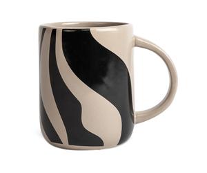 Byon Taza con estampado de cebra Liz 28 eige-negro