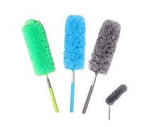 byou Plumero Microfibra,Plumeros de Limpieza 3 Piezas Lavable Portátil Flexible Plumero Mullido con Telescópico Bendable Poste para Hogar Oficina Coche