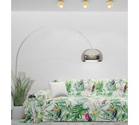 Byour3 - Funda De Sofá Algodón Mixto 3 4 2 Plazas Granfoulard Tela Sofa Estampado Cubre Todo Protector De Sofás También por Chaise Longue Derecho Izquierdo Lavable (Tropical Tucán, 1 Plaza)