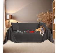 Byour3 - Funda Sofá 3 4 2 Plazas Super Impermeable Animales Telo Sofa Algodón Antimanchas Resistente Anti Pelo Gato Perro Niños Lavable Funda Protectora de Sofás Rectangular (Barro, 3/4 plazas)