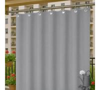 Byour3 - Toldos Exteriores Impermeables con Ojales Metálicos Anti-Moho - Cortinas Laterales Opacas Gazebo Toldo Lona Solar Parasol Balcón Terraza Jardin Pergola (Gris, L.250x270H)