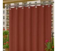 Byour3 - Toldos Exteriores Impermeables con Ojales Metálicos Anti-Moho - Cortinas Laterales Opacas Gazebo Toldo Lona Solar Parasol Balcón Terraza Jardin Pergola (Ladrillo, L.150x290H)
