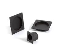 BYP Kit tiradores cuadradas puerta corredera negro