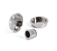 BYP Kit tiradores embutir puerta corredera niquel satinado