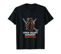 Bypass Open Heart Survivor Vintage Mens Recovery Camiseta