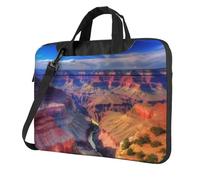 BYPPJGH Beauty Grand Canyon - Bolsa de hombro para laptop para hombres y mujeres, bolsa de mensajero con asa de correa, bolsa impermeable para laptop, Black, 15.6 inch