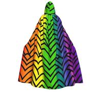 BYPPJGH Capa con capucha de Halloween para adultos, diseño de orgullo gay, capa de longitud completa, disfraz de Halloween, Navidad, cosplay, para hombres y mujeres