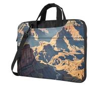 BYPPJGH Grand Canyon Arizona - Bolsa de hombro para laptop para hombres y mujeres, bolsa de mensajero con asa de correa, bolsa impermeable para laptop, Black, 15.6 inch