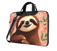 BYPPJGH You Are Awesome - Bolsa de hombro para laptop con diseño de perezoso para hombres y mujeres, bolsa de mensajero con asa de correa, bolsa impermeable para laptop, Black, 14 inch