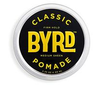 Byrd - Classic Pomade | Cera Pelo Hombre | Fijación Fuerte + Acabado Brillante | Pomada Pelo Hombre Alisa y da Forma Sin Apelmazar | Fijador Peinados Clásicos Engominados | Cera Cabello Hombre