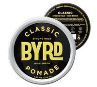 Byrd - Classic Pomade | Cera Pelo Hombre | Fijación Fuerte + Acabado Brillante | Pomada Pelo que Alisa y da Forma Sin Apelmazar | Fijador Pelo Hombre Para Peinados Clásicos Engominados Hacia Atrás