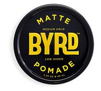 Byrd - Matte Pomade | Cera Mate Para el Cabello Hombre | Fijación Media + Acabado Mate | Cera Para el Pelo Que Define y Da Forma a Cualquier Tipo de Cabello | Pomada Base de Agua y Fácil de Enjuagar