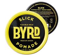 Byrd - Slick Pomade | Cera de Pelo Hombre | Fijación Flexible + Brillo Medio | Cera Peinado Fácil de Enjuagar Tanto Cabello Liso Como Ondulado | Pomada Pelo Hombre Ligera para Peinar