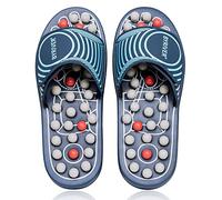 BYRIVER Masajeador de pies de acupresión Zapatillas de masaje Zapatos, Sandalias de reflexología, Reducir la tensión de los pies promover la circulación, Regalo para mamá papá (05XL)