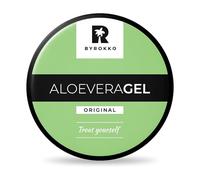 BYROKKO Gel de aloe vera, loción para después del sol, gel refrescante de absorción rápida, hidrata intensamente, regenera y previene la exfoliación, cuidado natural después del sol (215 ml)