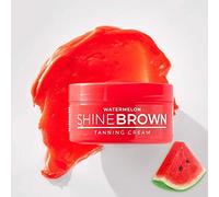 BYROKKO Original Shine Brown Sandía Crema Bronceadora 200 ml | Mermelada de bronceado instantáneo hidratante y no pegajosa con aceite de zanahoria 100% natural, manteca de karité y vitamina E