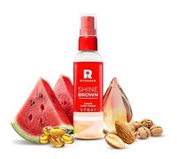 BYROKKO Shine Brown Spray Bronceador Bifásico Sandía (100 ml), acelerador con aceites naturales y ácido hialurónico, para sol y camas de bronceado, hidratante y rápida absorción