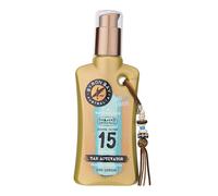 Byron Bay - Crema solar en espray, 200 ml, con efecto de autobronceado, crema no grasa