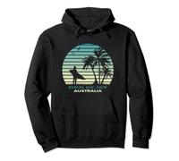 Byron Bay Surfista I Australia I Retro I Byron Bay Surf Sudadera con Capucha