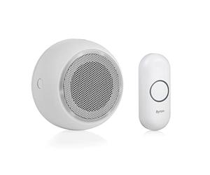 Byron DBY-23531 Timbre inalámbrico - Juego portátil - Graba tu Propia melodía - Cable AUX Incluido