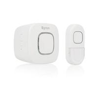 Byron DBY-24722 - Juego de timbre inalámbrico y sirena de alarma, compatible con HomeWizard, para toma de corriente