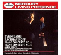 BYRON JANIS - RACHMANINOV: PIANO CON NO.2 & 3