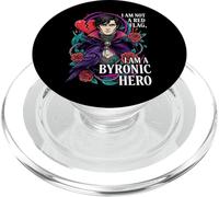 Byronic Hero Red Flag Dark Academia Literature PopSockets PopGrip para MagSafe