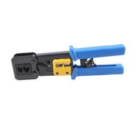 BYSECUR BSCEZ8PIN Crimpadora de conector Pasante RJ45. Empuñadura ergonómica antideslizante