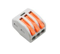 BYSECUR BYCON12 Conector de Cable 1 Entrada y 2 Salidas Calibre del cable 28 a 12AWG