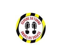 BYSECUR BYSECUR-221 BSC20590 Vinyl rund Warten Sie, bis Sie an der Reihe sind