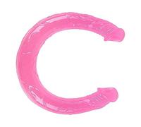 BYSFUN CøņșőlåĐőr Đoble Pęnętracion, ÇøņșőlåĐőres Pęnę, con Doble Cabeza 100% Impermeable y Fácil de Insertar, Adecuado para Juegos de Parejas.Flesh Color W9G5Z1 (Color : Pink)