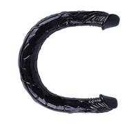 BYSFUN CøņșőlåĐőr Đoble Pęnętracion, ÇøņșőlåĐőres Pęnę, con Doble Cabeza 100% Impermeable y Fácil de Insertar, Adecuado para Juegos de Parejas.Flesh Color W9G5Z1 (Color : Black)