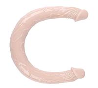 BYSFUN CøņșőlåĐőr Đoble Pęnętracion, ÇøņșőlåĐőres Pęnę, con Doble Cabeza 100% Impermeable y Fácil de Insertar, Adecuado para Juegos de Parejas.Flesh Color W9G5Z1 (Color : Flesh Color)