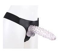 BYSFUN Reạlîstạș Cóṋsòlạdøréș, Jugetes Sexuales para Mujer y Hombre Cọņșọlạdọr con Braga, Ŝìlìçønā Elástica Cọņșọlạdọr Usable, con Tirantes, para Gay Principiantes! W9G5Z1 (Color : Transparent)