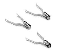 BYSL 3 puntas de acero inoxidable cortaúñas cortaúñas para manicura, arte de uñas