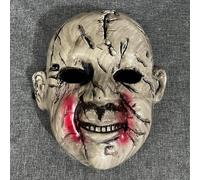 BYSSWENY Máscara de terror de Halloween, accesorios de zombi, fiesta divertida, muñeca fantasma, máscara de miedo de cara completa