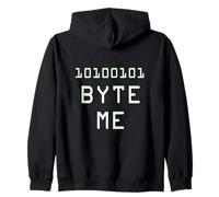 Byte Me Programación de Computadoras Humor Sudadera con Capucha