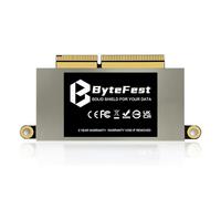 ByteFest SSD 256GB para Mac, M.2 NVMe PCIe Gen3x4, Disco Duro SSD Interno para Apple MacBook Pro Retina 13" A1708 (2016-2017) EMC 2978 3164 Non-Touch Bar (MACOS PRE-Instalado)
