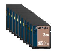 ByteFest Tarjeta SD 2GB（Paquete de 50）, SDHC Memoria SD Card, Clase 10, U1, V10, Tarjetas SD para Cámara, DSLR, Fotógrafo Profesional