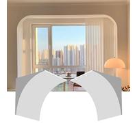 ByteRunning Kit De Esquina De Arco,Kit De Arco De Puerta De Espuma,Kit De Arco De Puerta Redondeado De 2 Piezas,Kit De Arco Precurvado para Marcos De Puerta,Pintable,para DecoracióN Interiores